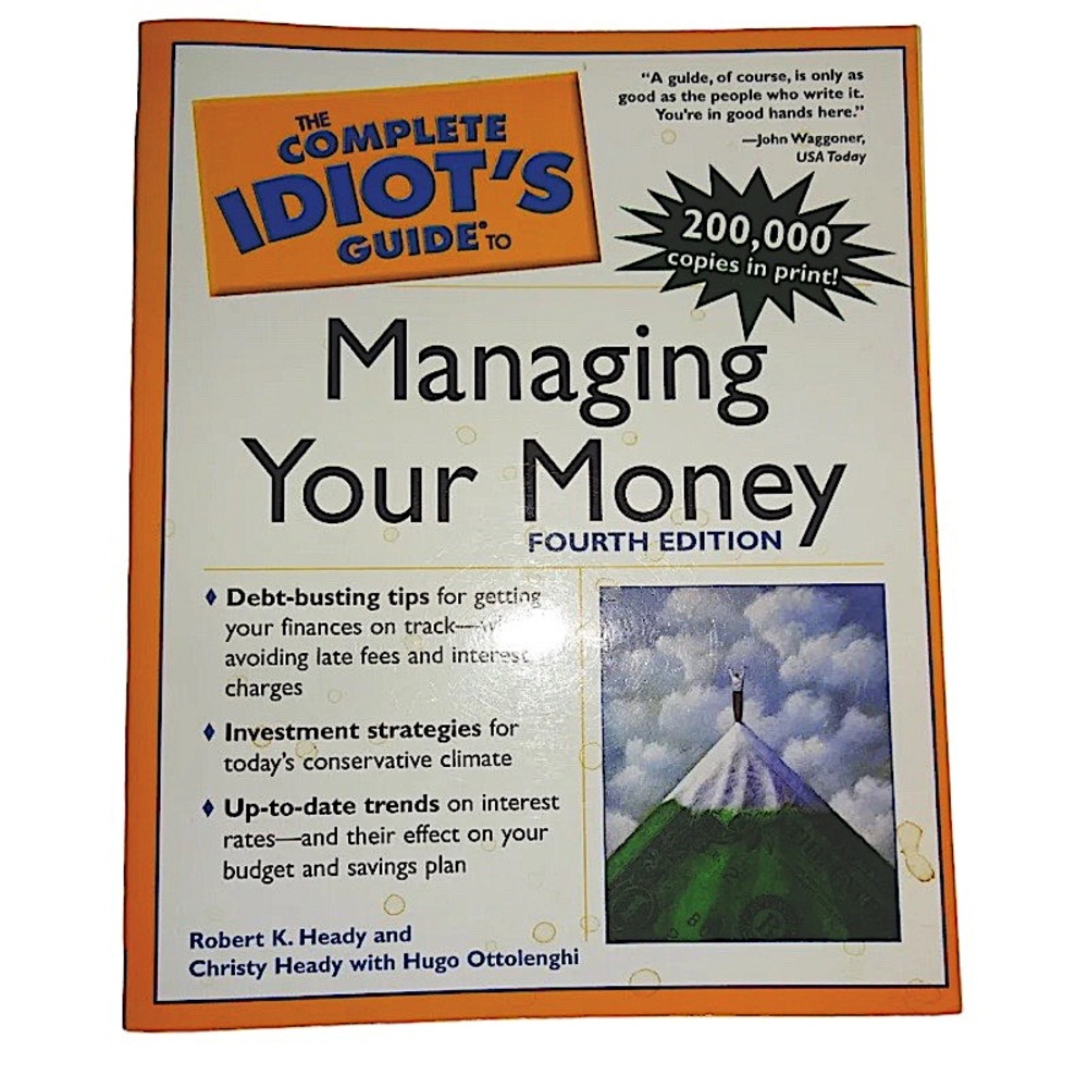 Book Managing Your Money NEW Idiot’s Guide